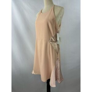 1.State NWT Midnight Soiree Cocktail Dress Peach Blush Rosewater Gold Large